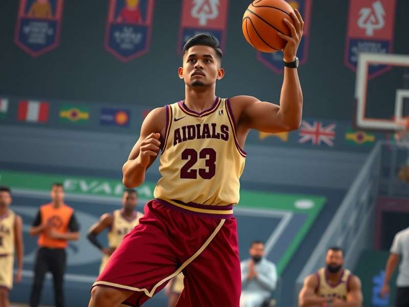 Basketball Battle IN career mode character customization Basketball Battle IN career mode showing player customization with traditional Indian outfits
